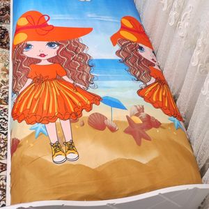 فروش اینترنتی روتختی کشدار تخت یک نفره طرح موفرفری ابی قرمز