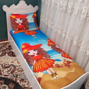 فروش اینترنتی روتختی کشدار تخت یک نفره طرح موفرفری ابی قرمز