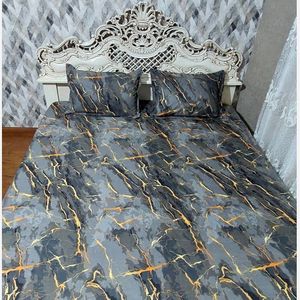 خرید انلاین روتختی کشدوزی تخت دونفره طرح سنگی ماربل