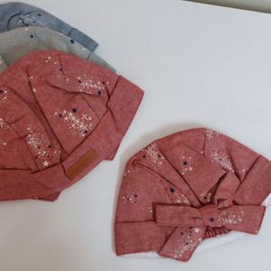 خرید اینترنتی کلاه دخترانه نوزادی