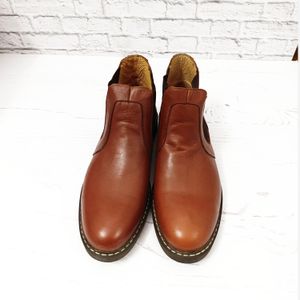 فروش اینترنتی نیم بوت مردانه چرم طبیعی مدل فیلیکس حراج تک سایز 