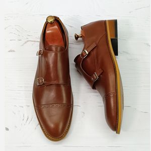قیمت کفش مردانه مجلسی چرم طبیعی مدل آلفردو قهوه ای 