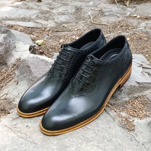 مشخصات کفش مردانه مجلسی چرم طبیعی مشکی مدل ژرژ 