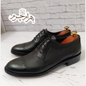 فروش اینترنتی کفش مردانه مجلسی چرم طبیعی مدل دانیل مشکی 