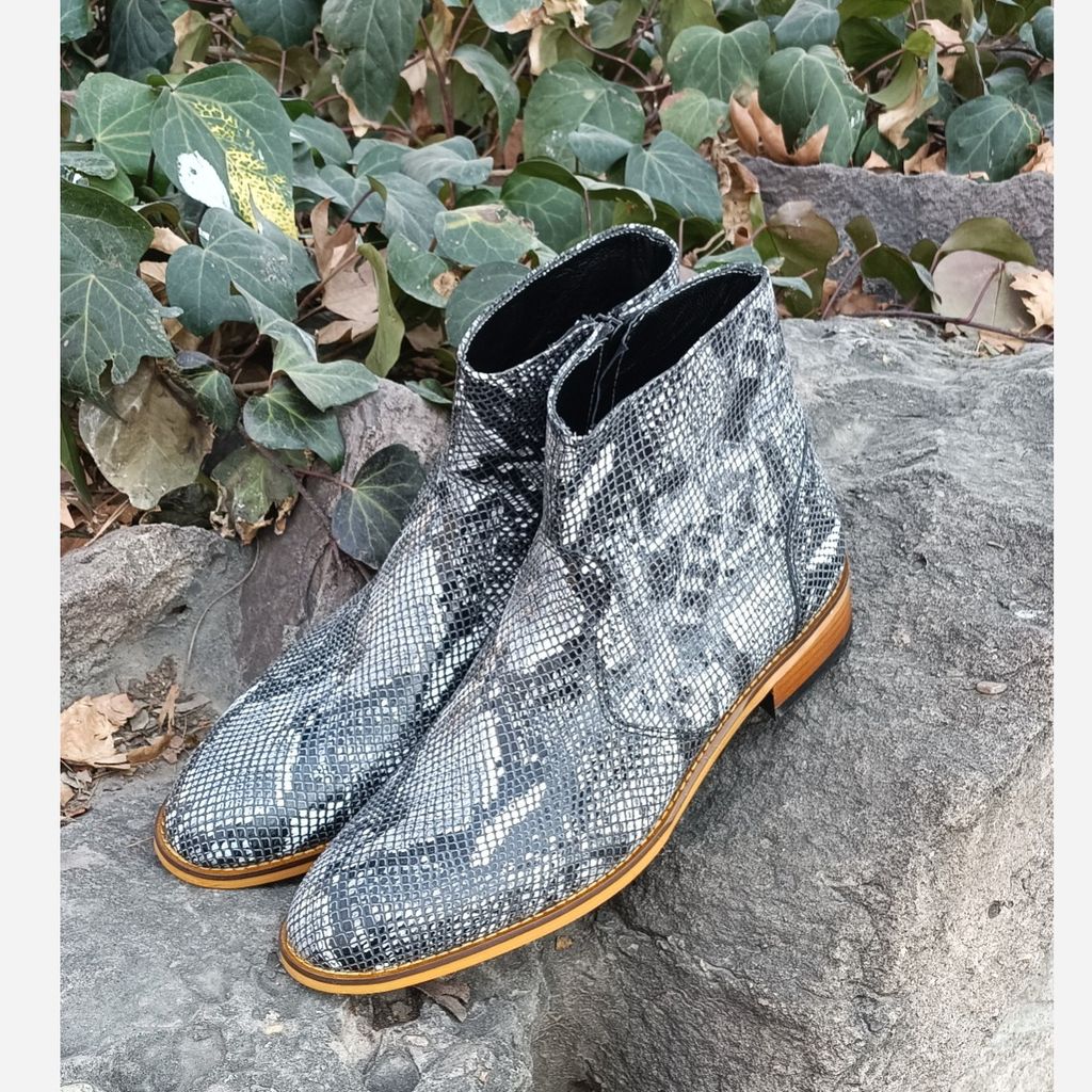 مشخصات نیم بوت مردانه رسمی خاص چرم طبیعی آلپاین پوست ماری نچرال 