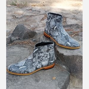 قیمت نیم بوت مردانه رسمی خاص چرم طبیعی آلپاین پوست ماری نچرال 