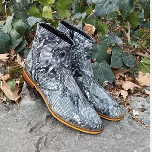 قیمت ارزان نیم بوت مردانه رسمی خاص چرم طبیعی آلپاین پوست ماری نچرال 