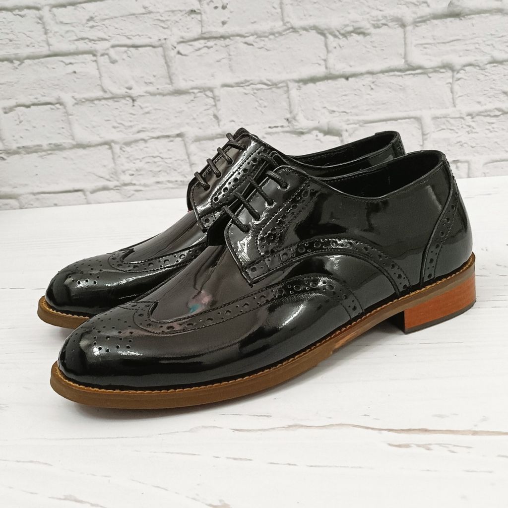 قیمت کفش پسرانه زنانه چرم دستدوز  مدل ویلی مشکی