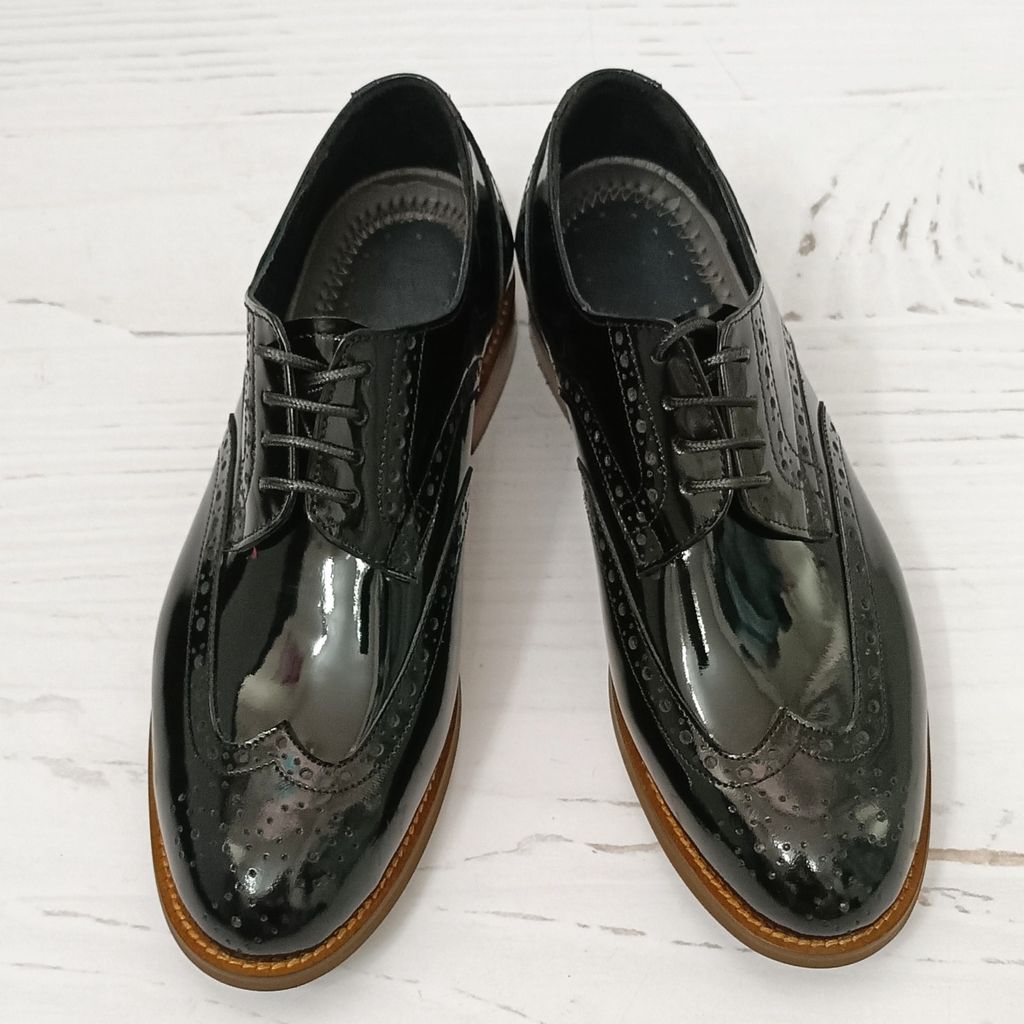 فروش اینترنتی کفش پسرانه زنانه چرم دستدوز  مدل ویلی مشکی