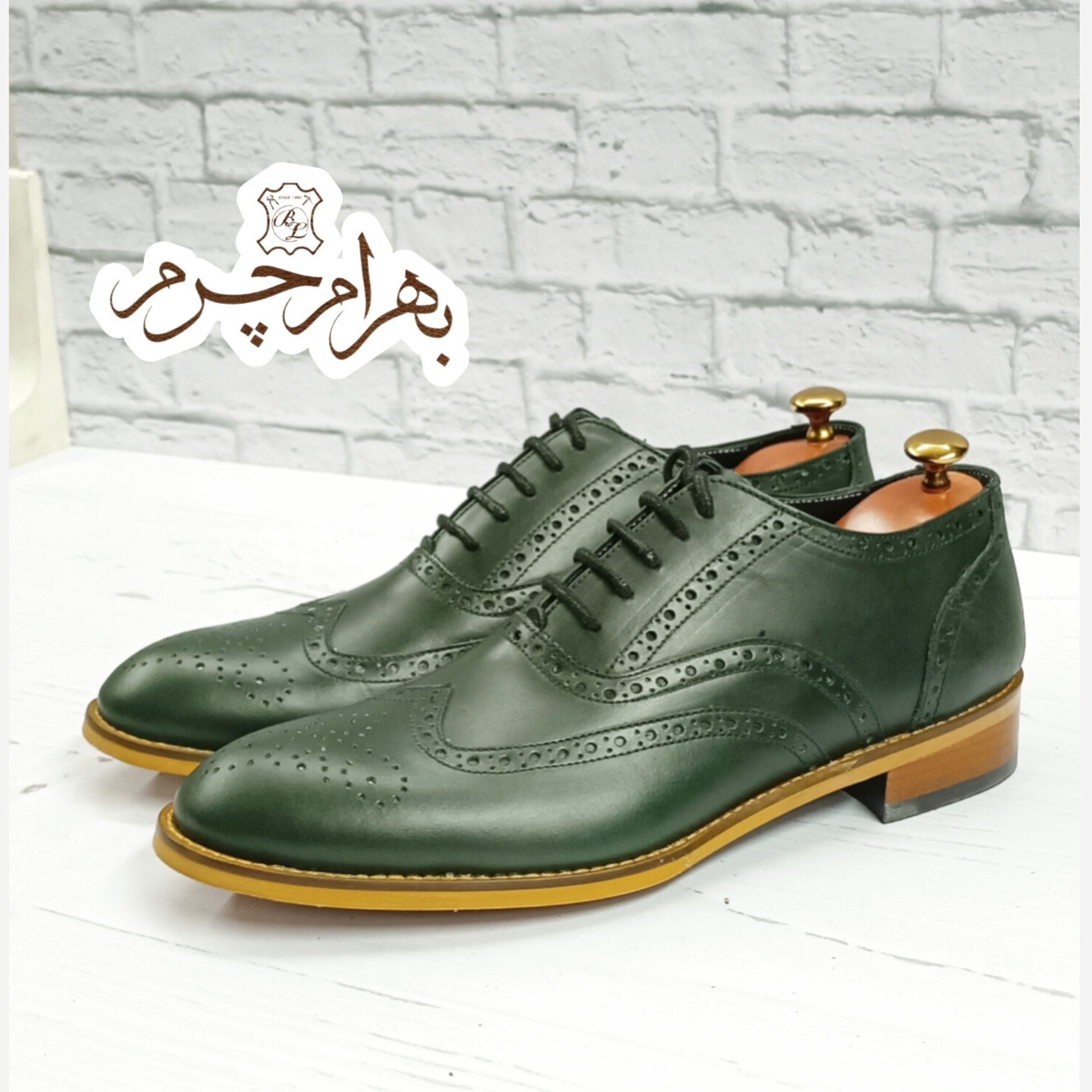 فروش اینترنتی کفش مردانه مجلسی چرم طبیعی مدل نیلسون یشمی