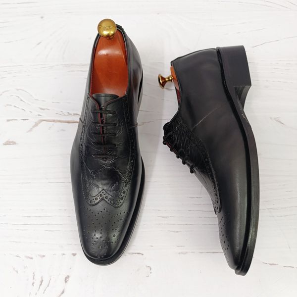 کفش مردانه مجلسی چرم طبیعی دستدوز مدل ونیز