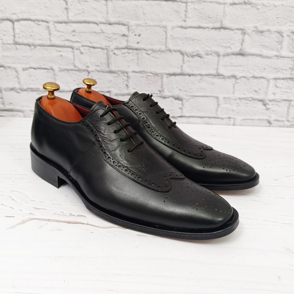 خرید اینترنتی کفش مردانه مجلسی چرم طبیعی دستدوز مدل ونیز