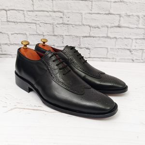 خرید اینترنتی کفش مردانه مجلسی چرم طبیعی دستدوز مدل ونیز