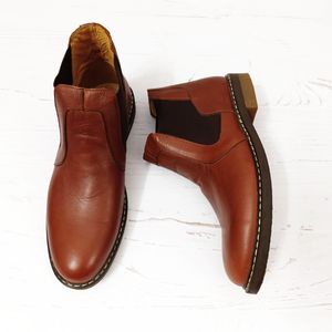 خرید آنلاین نیم بوت مردانه چرم طبیعی مدل فیلیکس حراج تک سایز