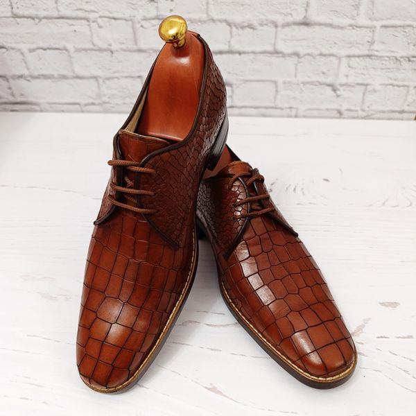 کفش مردانه زیره چرم طبیعی گاومیش مدل آریزونا تک سایز