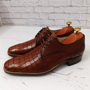 مشخصات کفش مردانه زیره چرم طبیعی گاومیش مدل آریزونا تک سایز