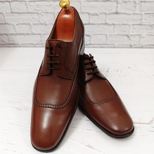 فروش اینترنتی کفش مردانه زیره چرم طبیعی گاومیش مدل ملبورن مشکی تک سایز