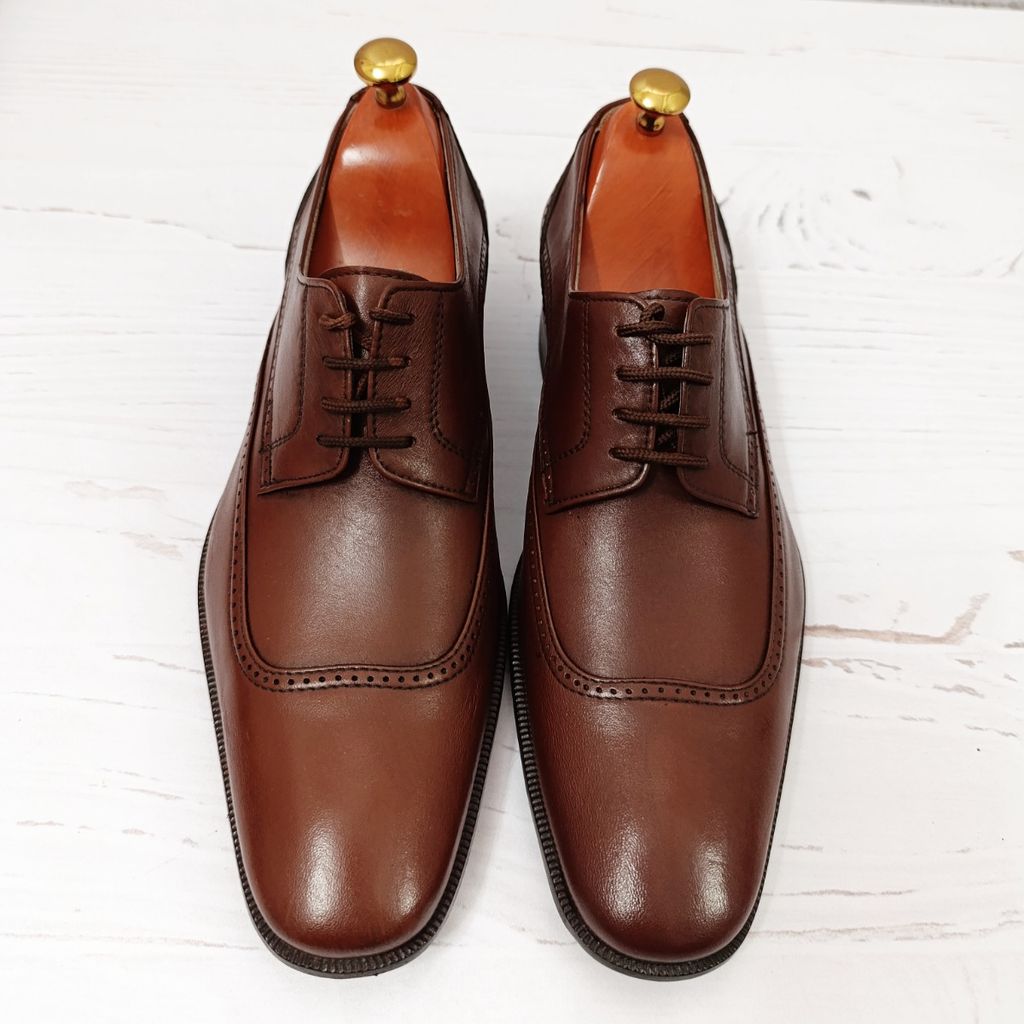 خرید انلاین کفش مردانه زیره چرم طبیعی گاومیش مدل ملبورن مشکی تک سایز