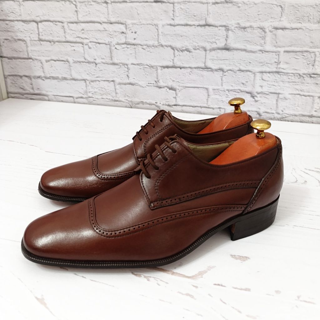 خرید آنلاین کفش مردانه زیره چرم طبیعی گاومیش مدل ملبورن مشکی تک سایز