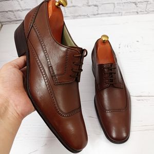 خرید اینترنتی کفش مردانه زیره چرم طبیعی گاومیش مدل ملبورن مشکی تک سایز