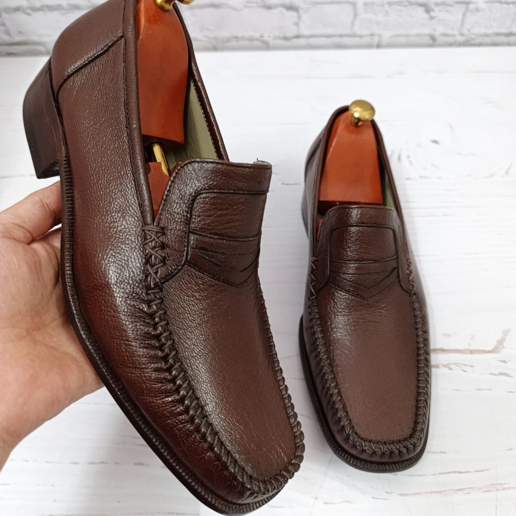 خرید اینترنتی کفش مردانه زیره چرم طبیعی گاومیش مدل فانتوف تک سایز