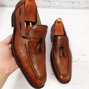 خرید آنلاین کفش مردانه زیره چرم طبیعی گاومیش مدل آلبرت تک سایز