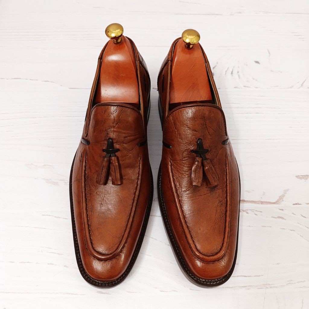 خرید انلاین کفش مردانه زیره چرم طبیعی گاومیش مدل آلبرت تک سایز