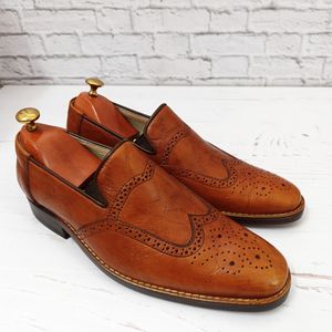 خرید آنلاین کفش مردانه زیره چرم طبیعی گاومیش مدل کاپری هشترک تک سایز