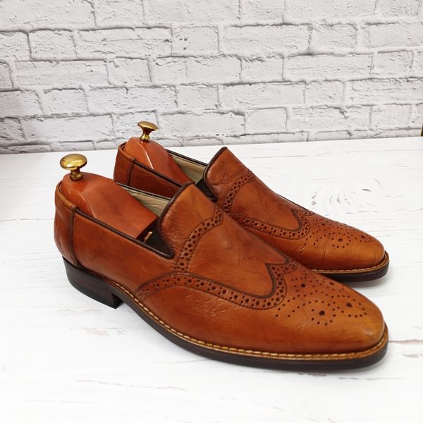 کفش مردانه زیره چرم طبیعی گاومیش مدل کاپری هشترک تک سایز