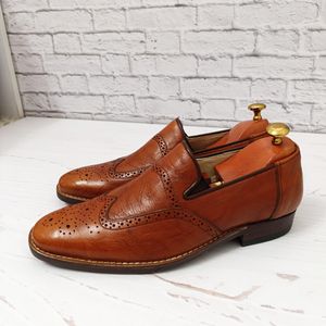 فروش اینترنتی کفش مردانه زیره چرم طبیعی گاومیش مدل کاپری هشترک تک سایز