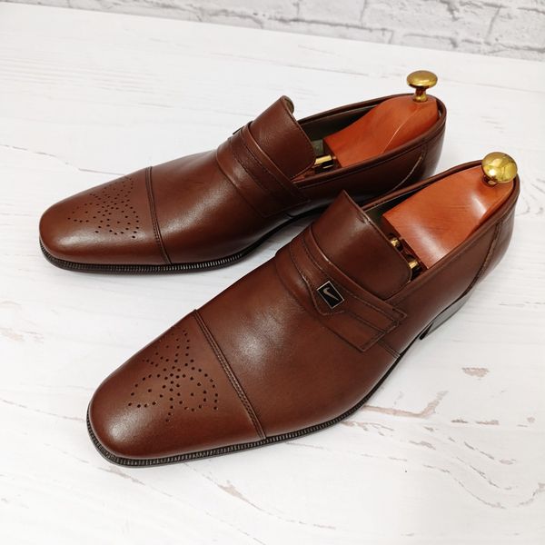 کفش مردانه زیره چرم طبیعی گاومیش مدل برت تک سایز