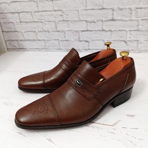 خرید اینترنتی کفش مردانه زیره چرم طبیعی گاومیش مدل برت تک سایز