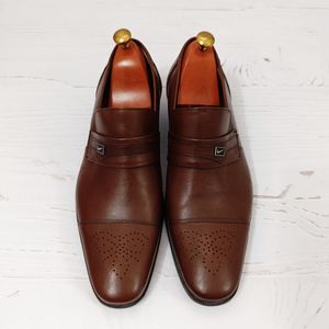 قیمت کفش مردانه زیره چرم طبیعی گاومیش مدل برت تک سایز