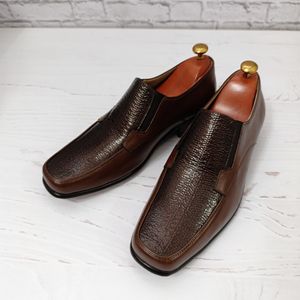 خرید آنلاین کفش مردانه زیره چرم طبیعی گاومیش مدل مودنا لزار تک سایز