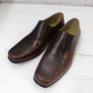 قیمت ارزان کفش مردانه زیره چرم طبیعی گاومیش مدل مودنا لزار تک سایز