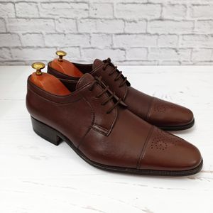 فروش اینترنتی کفش مردانه زیره چرم طبیعی گاومیش مدل برت بندی تک سایز