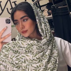 خرید آنلاین شال چاپی منگوله دار کد 1129
