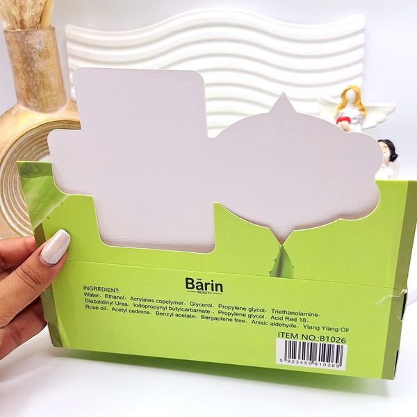 باکس 6 تایی لیپ گلاس رایحه آلویه ورا برند Barin