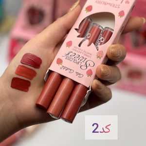خرید آنلاین پک رژمایع توت فرنگی کالرکاستل سه عددی