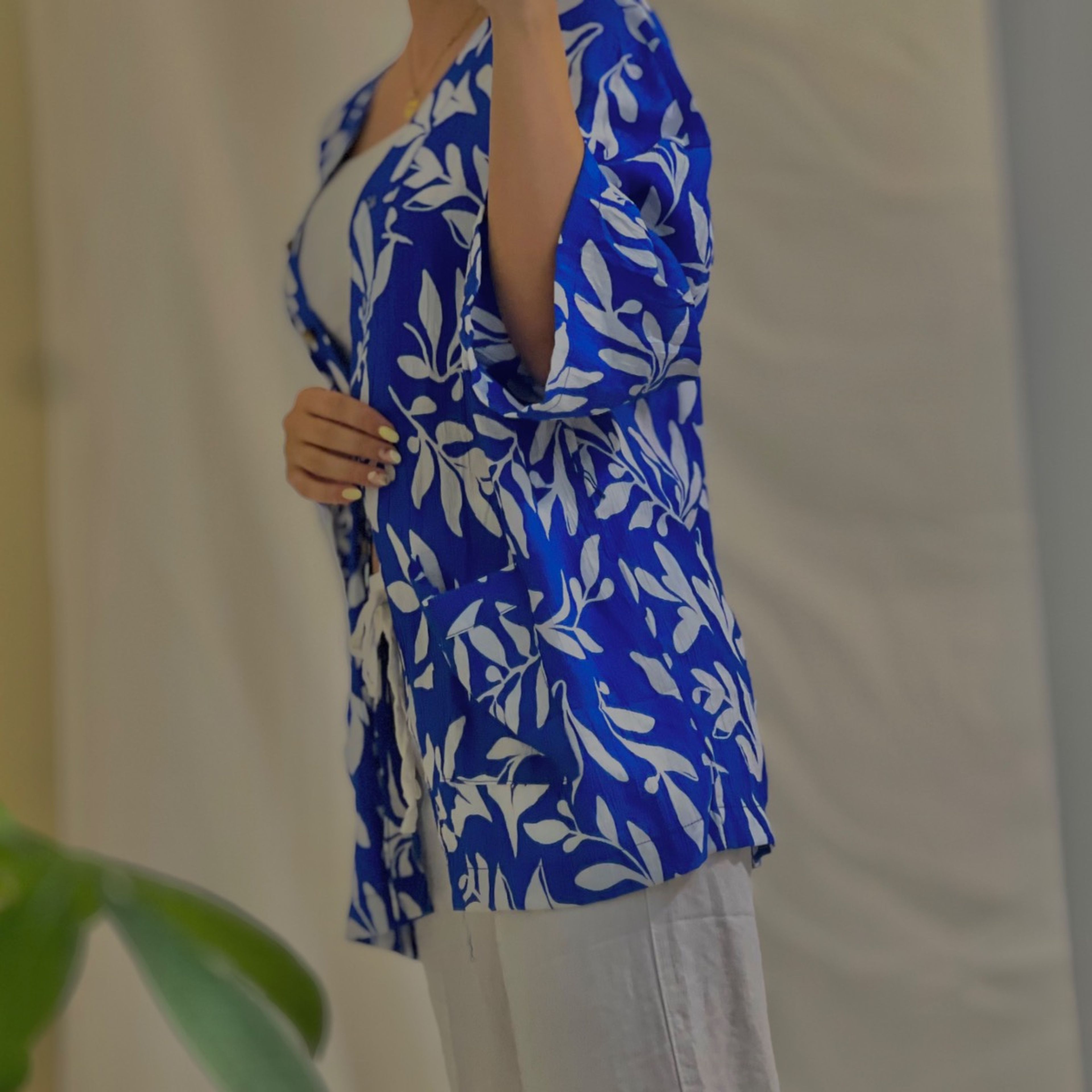 فروش اینترنتی شومیز زنانه  آبی