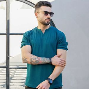 مشخصات تیشرت آستین کوتاه یقه کوبایی مدل Asam ( در چند رنگبندی )