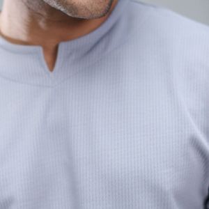 قیمت ارزان تیشرت آستین کوتاه یقه کوبایی مدل Asam ( در چند رنگبندی )
