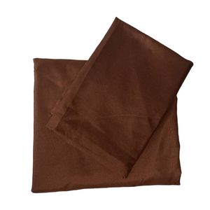 فروش اینترنتی روتختی کشدار پارچه میکروبراش مدل Simple یکنفره 2تکه (رنگ شکلاتی)
