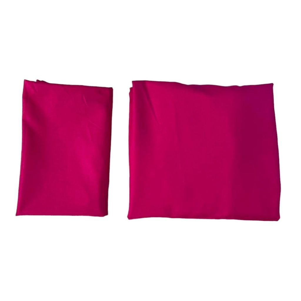 خرید آنلاین روتختی کشدار پارچه میکروبراش مدل Simple یکنفره 2تکه (رنگ سرخابی)