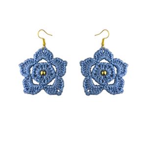قیمت ارزان گوشواره دست ساز قلاب بافی - Gosh - 002