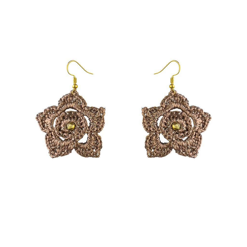 مشخصات گوشواره دست ساز قلاب بافی - Gosh - 002
