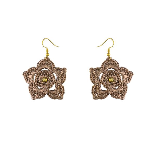 گوشواره دست ساز قلاب بافی - Gosh - 002