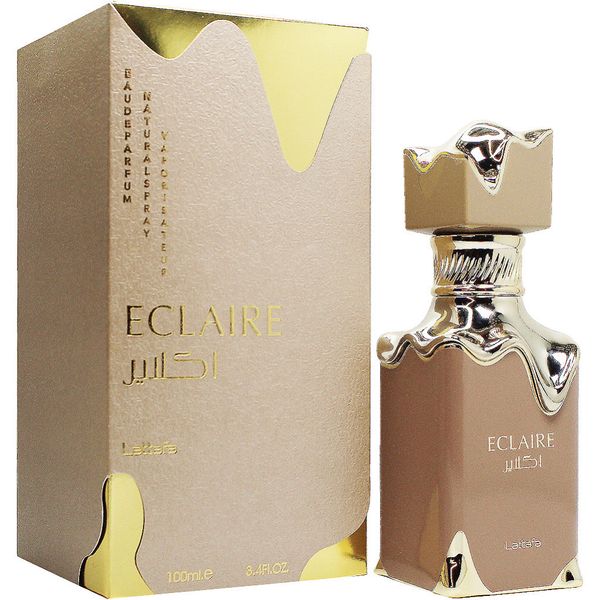 عطر لاکچری زنانه اکلایر لطافه  Lattafa Eclaire - هولوگرام اورجینال لطافه