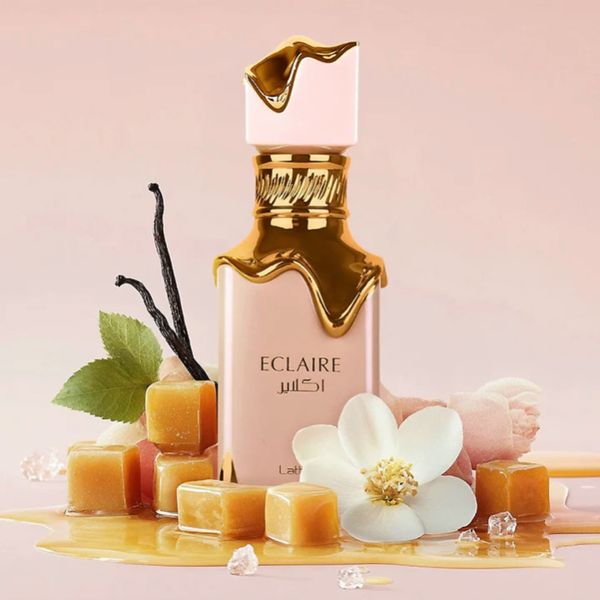 عطر لاکچری زنانه اکلایر لطافه  Lattafa Eclaire - هولوگرام اورجینال لطافه