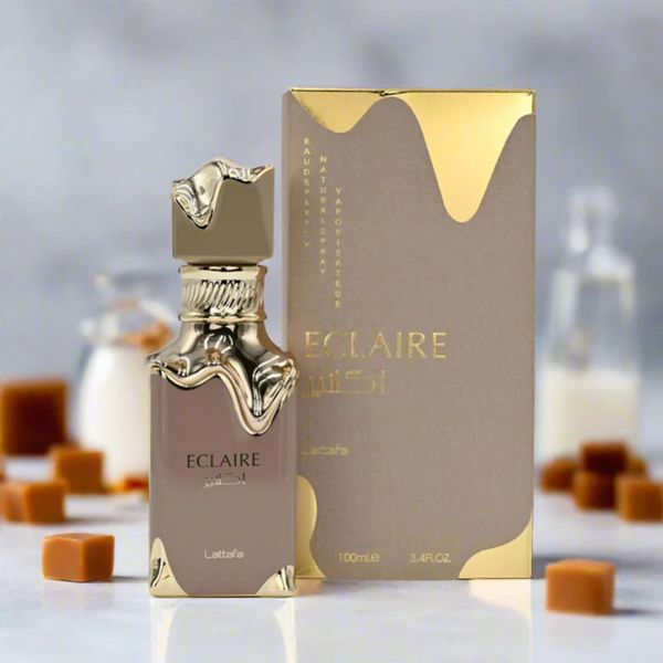 عطر لاکچری زنانه اکلایر لطافه  Lattafa Eclaire - هولوگرام اورجینال لطافه